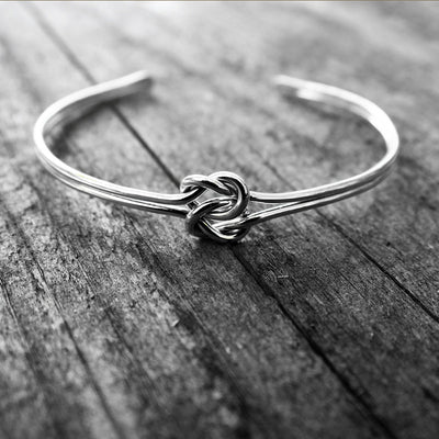 Tie the Knot Bracelet, Double Love Knot Bracelet, Will you be my Bridesmaid - Mountain Metalcraft